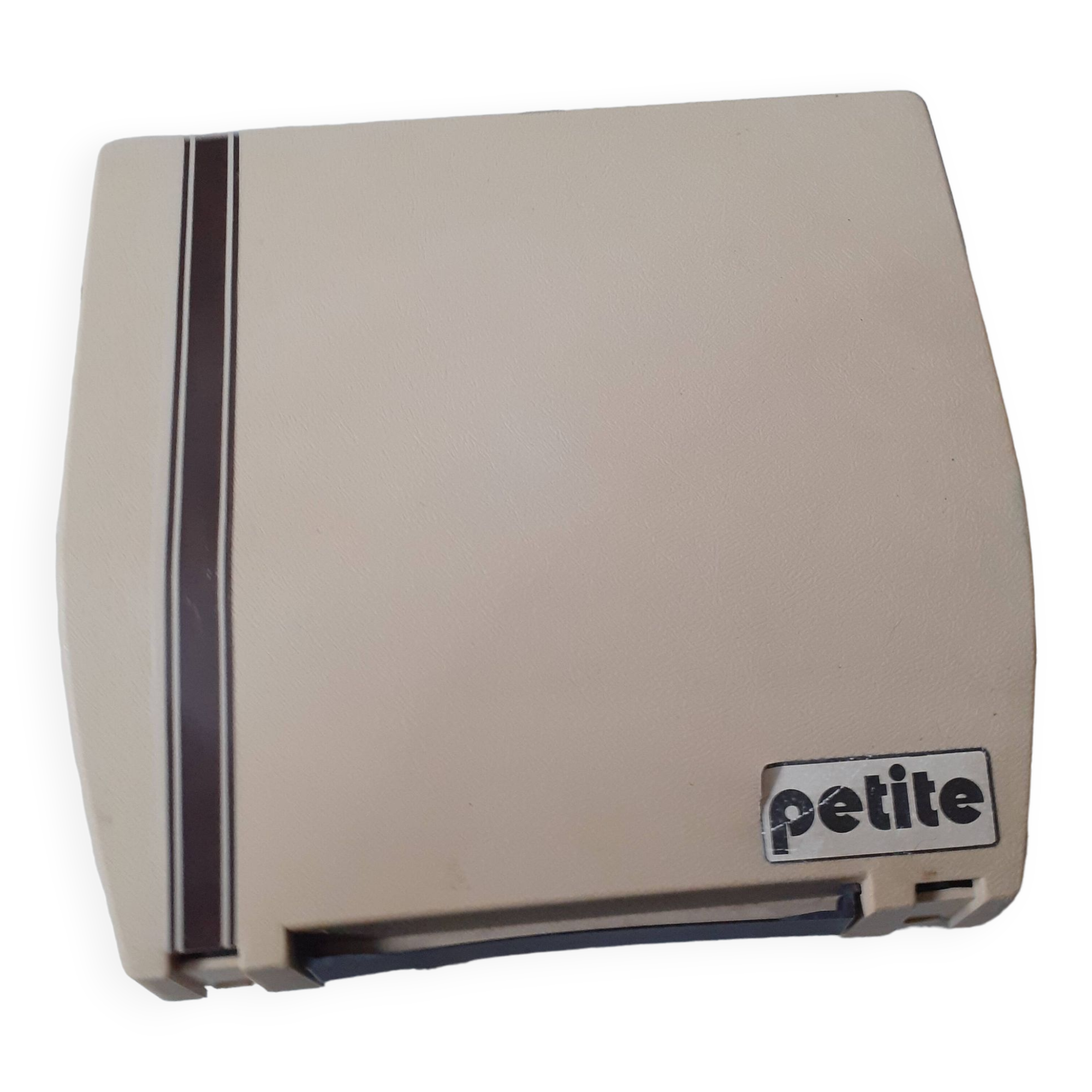 Beige typewriter for children. La Petite