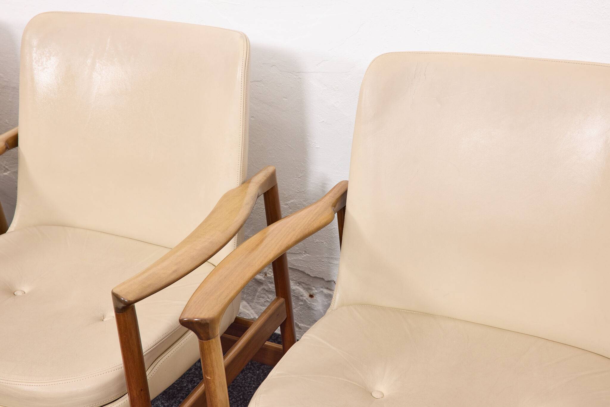 Ib Kofod-Larsen, vintage – conference – dining chairs 1963, Germany