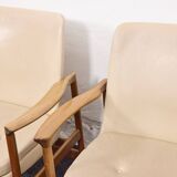 Ib Kofod-Larsen, vintage – conference – dining chairs 1963, Germany
