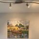 Old painting, barge at the dock, signed Maurice Pannetier, 70s/80s
