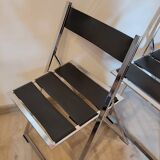 Pair of folding chairs, 1980s