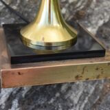 Maison Rougier vintage palm-shaped lamp from the 1970s to 1980s