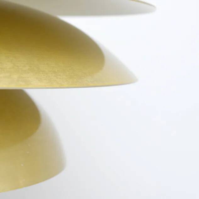 Golden lamp, 1970s Denmark