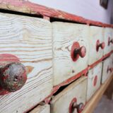 Antique workshop cabinet