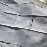 AP embroidered square tablecloth with 6 towels