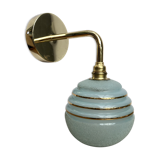 Sconce vintage globe in shortbread glass