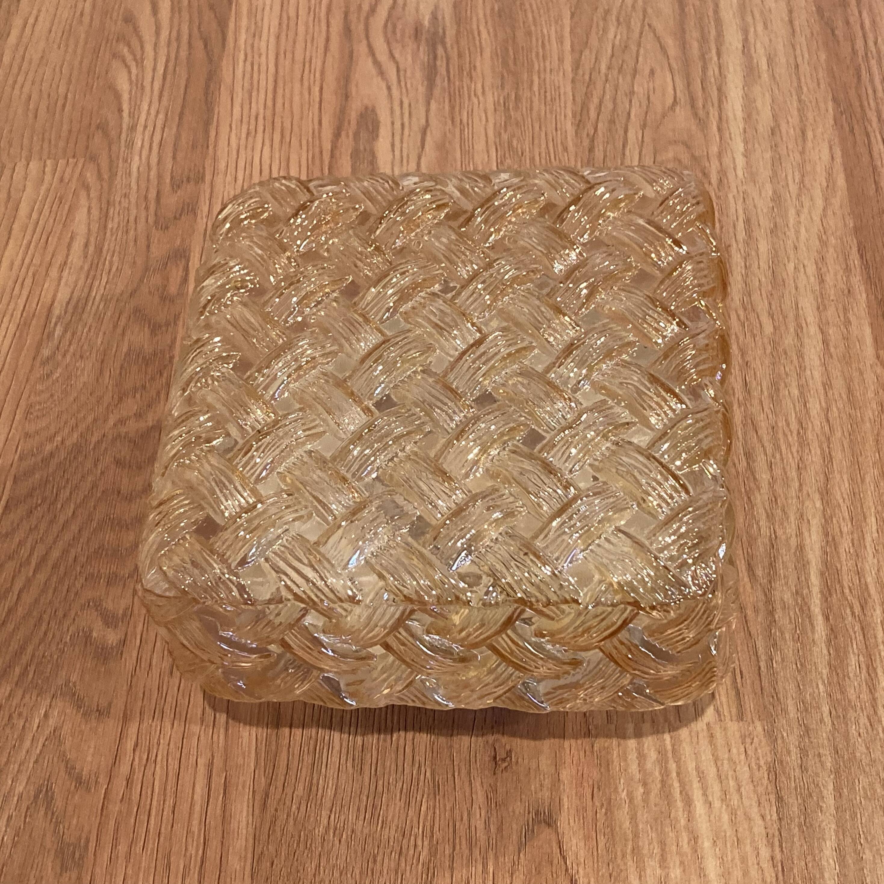 Large glass wall light, Scandinavian design, 1950s.