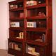 pair of Globe Wernicke London bookcases known as waterfall in mahogany circa