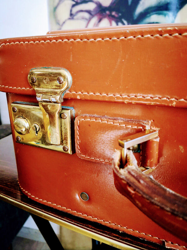 Leather case with Briefcase