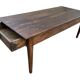 Table de ferme en chêne 2 tiroirs 19’S