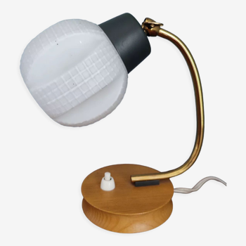 Lampe à poser en opaline vintage