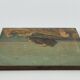 Oil on wood panel marine theme XlXth view of brittany
