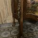 Display cabinet in Louis XV style from the late 19th century in painted wood.