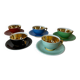 Coffee service in real Limoges porcelain, GBA, Gérard Duffreisseix and abbot