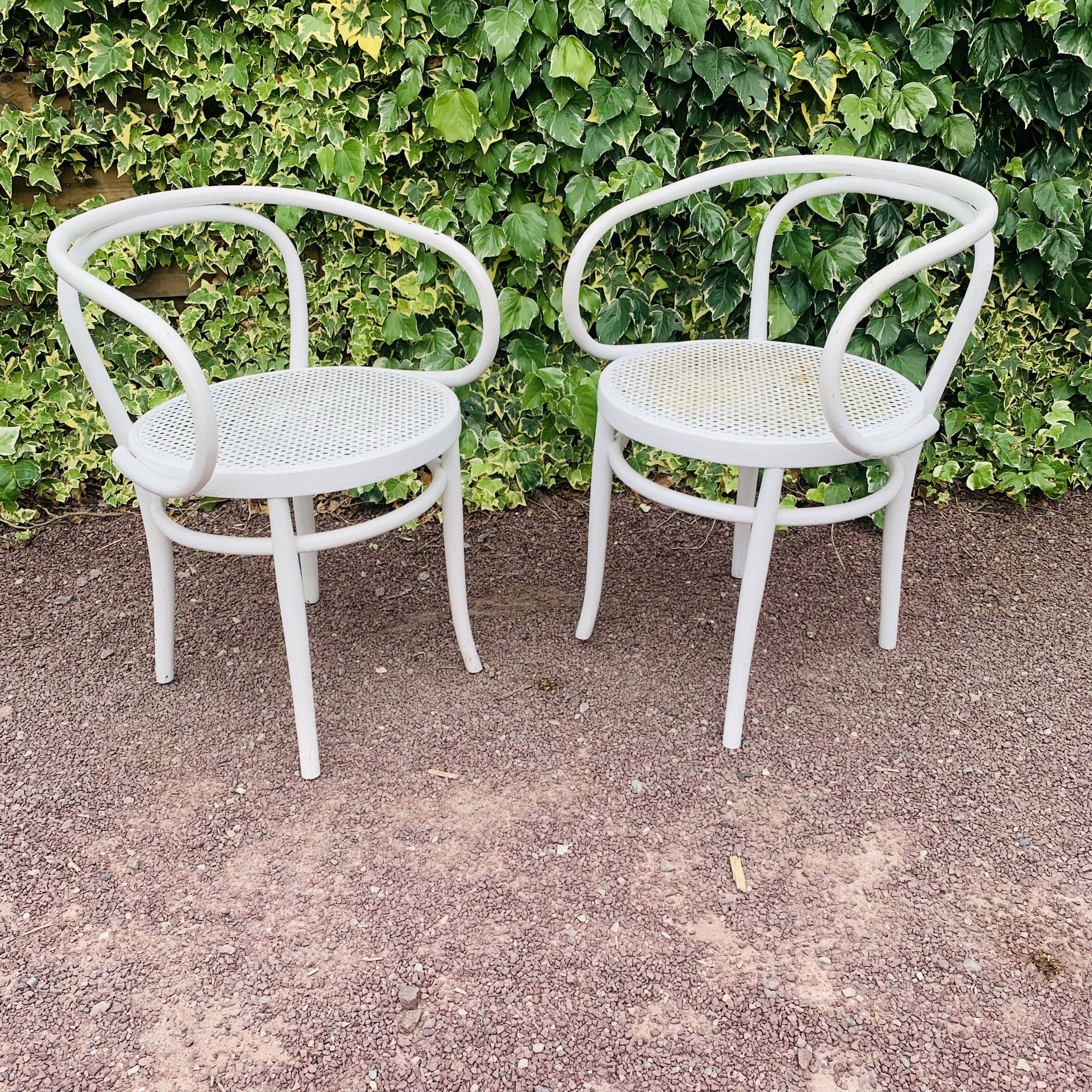 Antique pair of Italian Salvatore Leone chairs