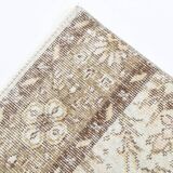 2x9 Floral Vintage Runner Rug, 75x273Cm