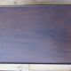 Mahogany service with flaps with removable glass top 67 x 46 cm