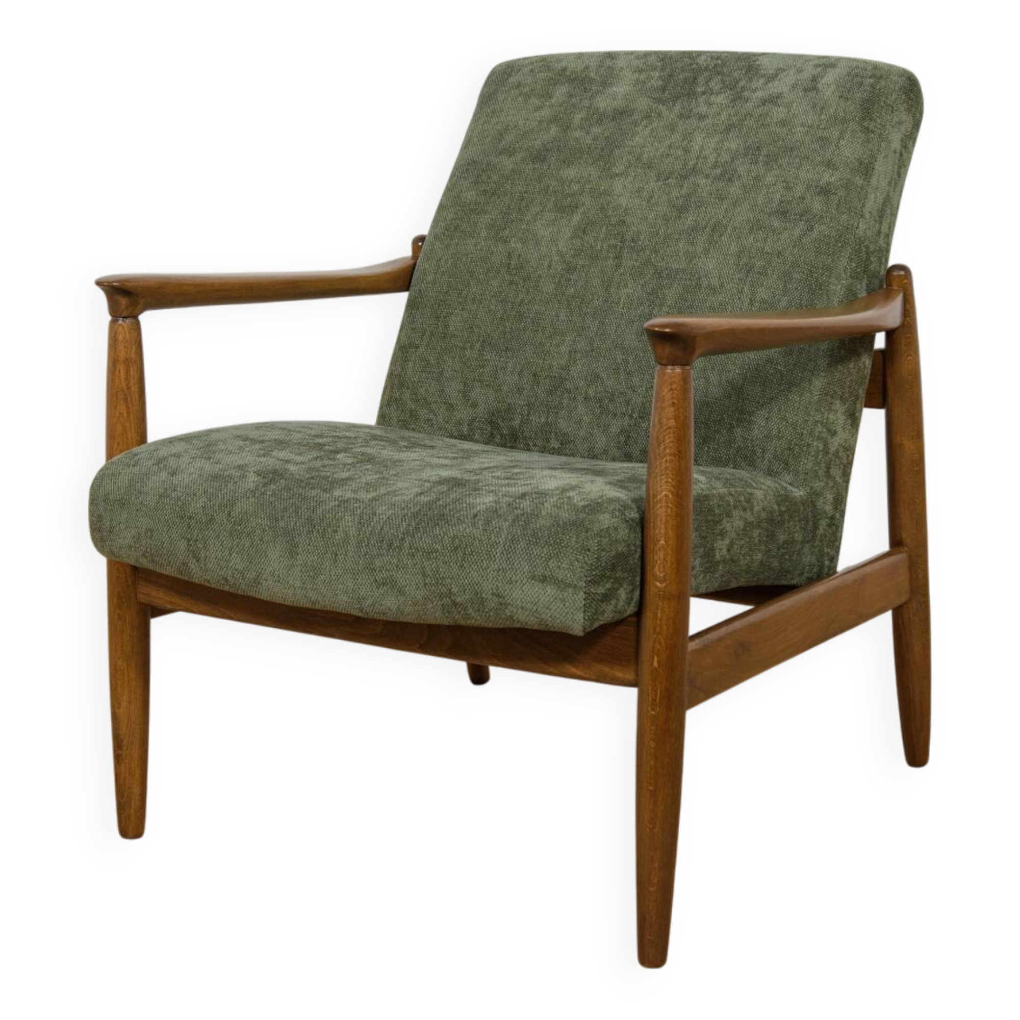 Mid-Century GFM-64 Armchair by Edmund Homa for Gościcińskie Furniture Factory, Poland