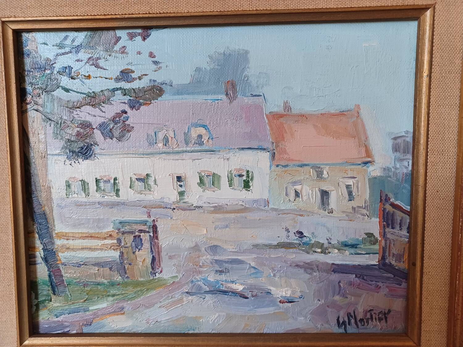Peinture à l huile Wierre effroy
