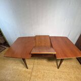 Mid Century retro vintage teak extending dining table by Elliots of Newbury 1960