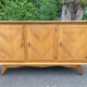 Vintage enfilade with tapered legs.