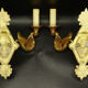 Pair of Empire style swan sconces Petitot