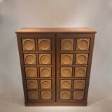 Brutalist buffet by Gerhard Bartels from the 1970s