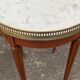Table basse bouillotte de style Louis XVI