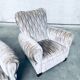 Set of Art Deco armchairs, Belgium, 1940s