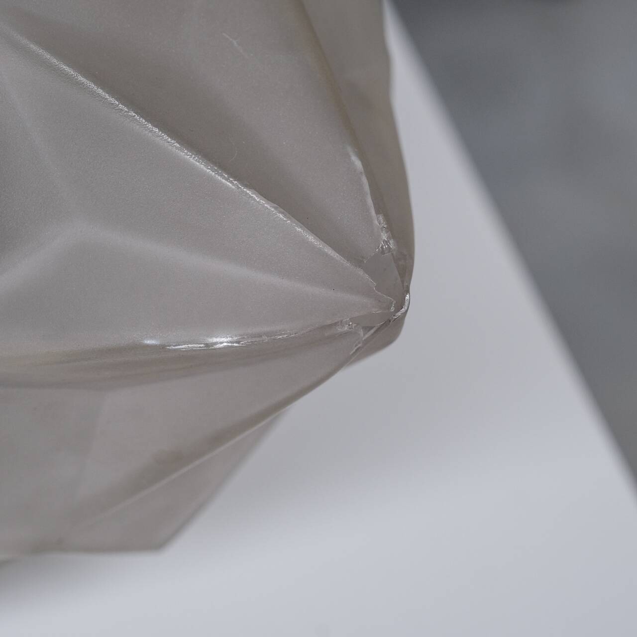 Mid-century large glass pendant(s)