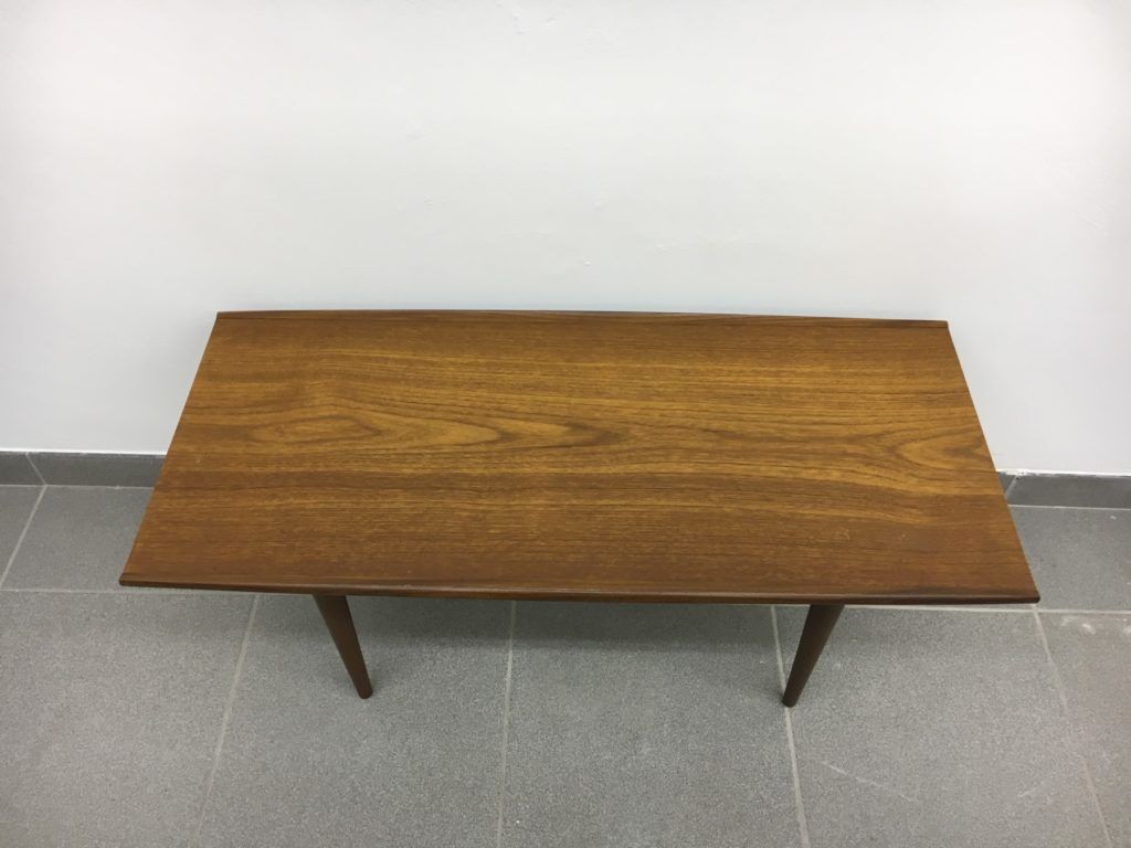 1960's rectangular mid-century teak coffee table