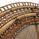 Vintage Emmanuelle de Kok armchair in wicker and bamboo 1970