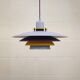 Colorful Danish Pendant Lamp by Belid – 1980s