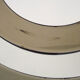 Beveled mirror round smoked glass with 2 shades, Italy