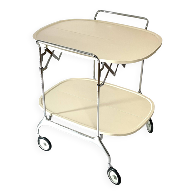 Chariot de bar pliable Vintage Kartell Gastone par Antonio Citterio, années 1980, Italie