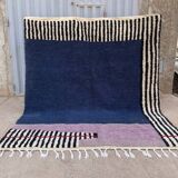 Tapis bles ,violet, zebra ,maroccain en laine 150cmx250cm