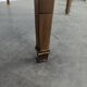 Rosewood and breccia marble bouillotte table