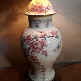 Cherry blossom and butterfly lamp 1950