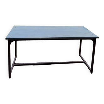 Folding industrial table