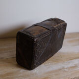 Old wooden spice box