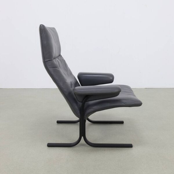 Fauteuil lounge vintage en cuir DS 2030 De Sede, années 1980