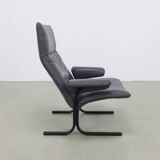 Vintage Lounge Chair in Leather DS 2030 De Sede, 1980s