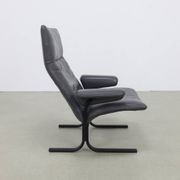 Vintage Lounge Chair in Leather DS 2030 De Sede, 1980s