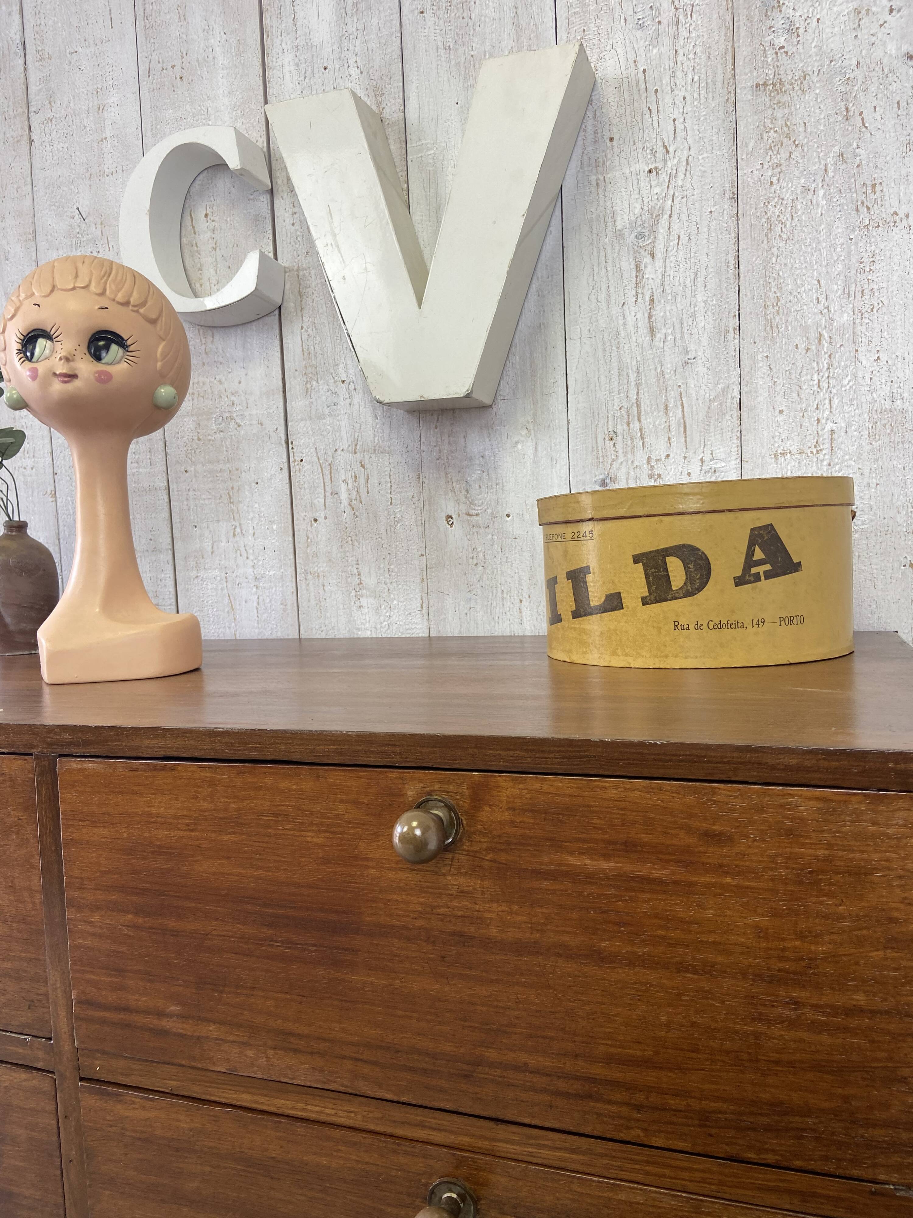 Meuble de mercerie vintage