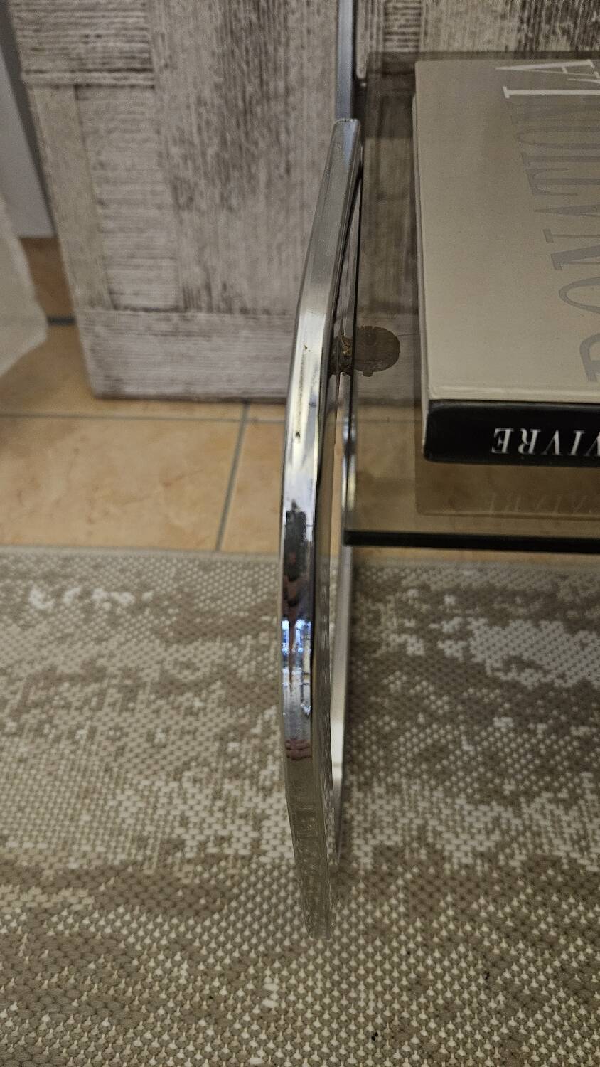 Chrome end table