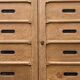 Notary cabinet in solid raw oak, 1920