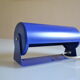 Tubular wall lamp vintage ikea years 80 blue