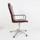 Fauteuil de bureau en cuir Walter Knoll Art Collection par Rudolf Glatzel