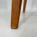 Set of 6 Leatherette & Wood Chairs, Czechoslovakia, 1960's