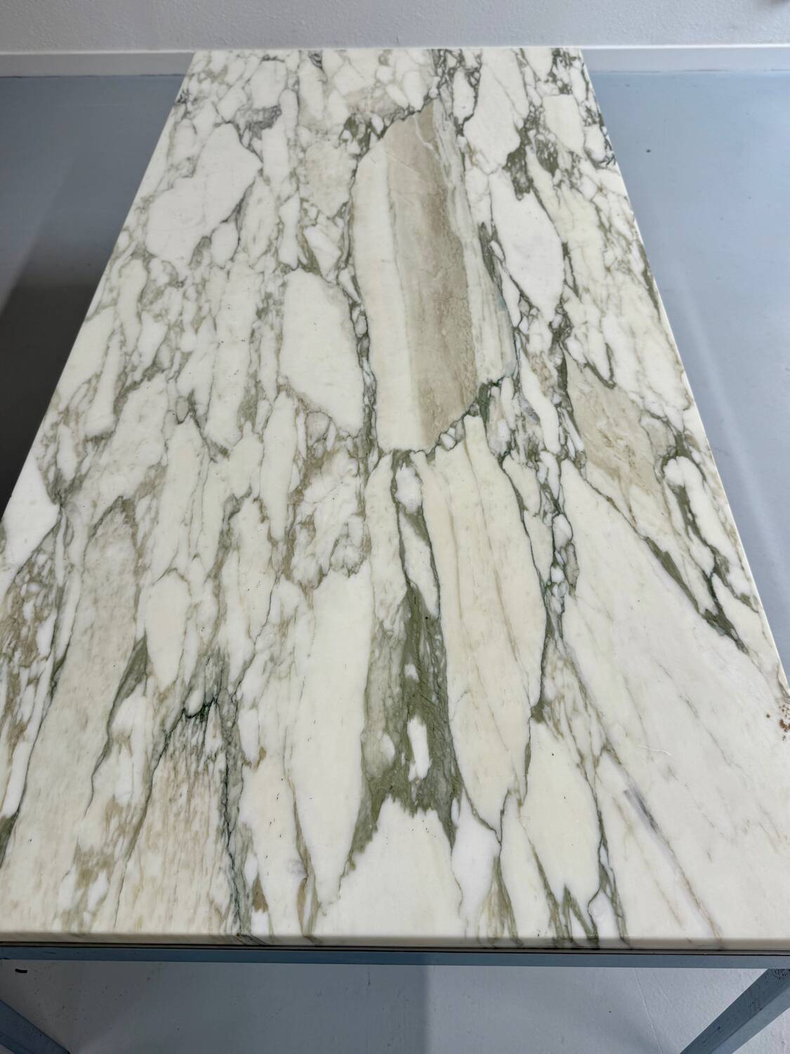 Florence Knoll 70s vintage metal marble coffee table